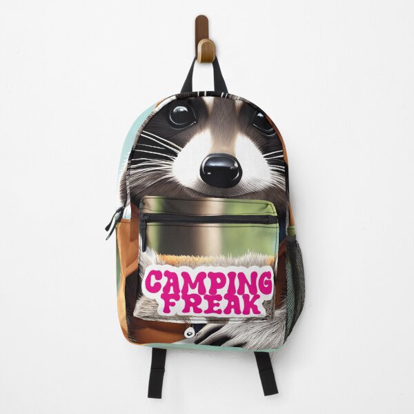 Item preview, funny raccoon camping in the forest designed and sold by Mauswohn.