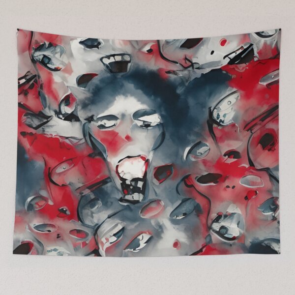 Item preview, Copy of Faces, screaming faces designed and sold by Glenbobagins.