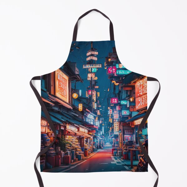 Item preview, Tokyo Tales skyline neon wonderland designed and sold by Rrrmin.