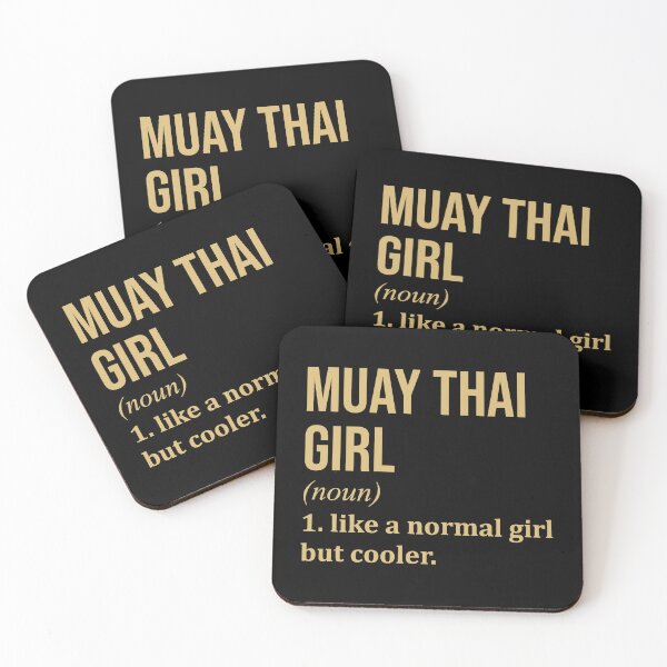 Item preview, Muay Thai Girl Definition in Gold designed and sold by XCIV.
