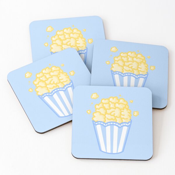 Aperçu de l'œuvre Nourriture de cinéma de maïs soufflé kawaii mignon créée et vendue par Narukuku.