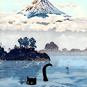 Vorschaubild zum Design Katze im Kawaguchi-Tago-Koitsu-See von outdoorway