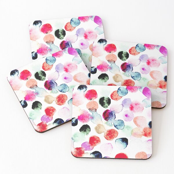Item preview, Playful watercolour polka dots designed and sold by ksdesignsart.