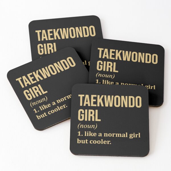 Item preview, Taekwondo Girl Definition in Gold designed and sold by XCIV.