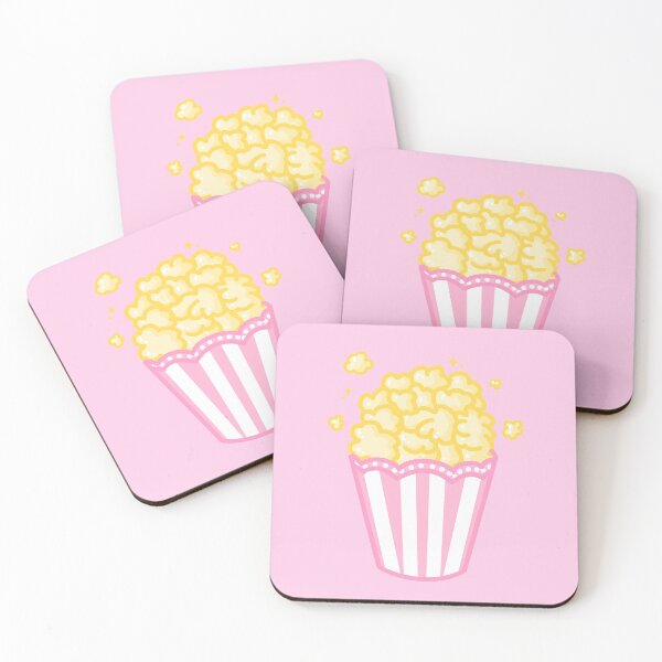 Aperçu de l'œuvre Nourriture de cinéma de maïs soufflé kawaii mignon créée et vendue par Narukuku.