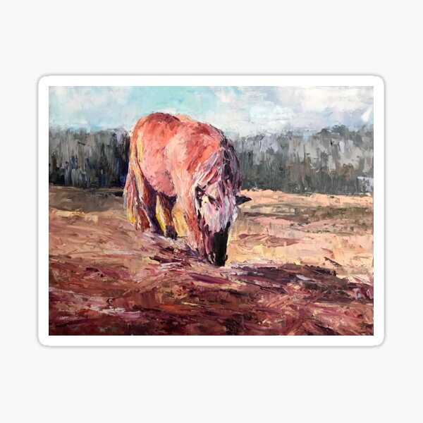 Aperçu de l'œuvre Shaggy Horse créée et vendue par anneparksart1.
