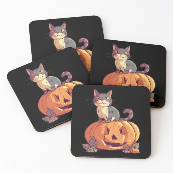 Item preview,  Halloween Pumpkin Cat designed and sold by G-M-Creations-.