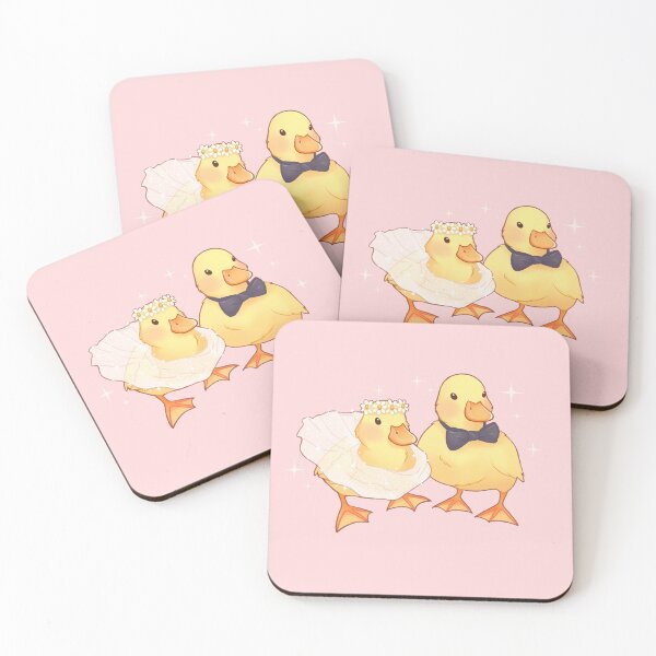 Item preview, ducks getting married designed and sold by CuteBlueArt.