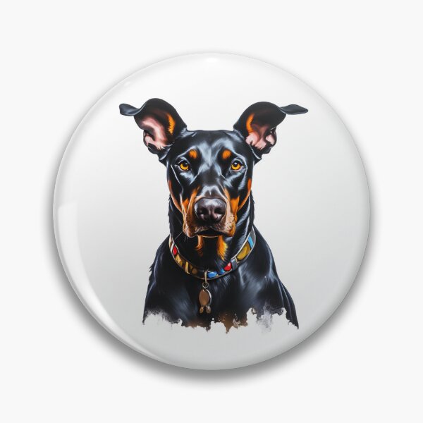 Artikelvorschau, Natürliches Ohr Dobermann, Dobermann Hund Mama Papa entworfen und verkauft von MartynGrey.