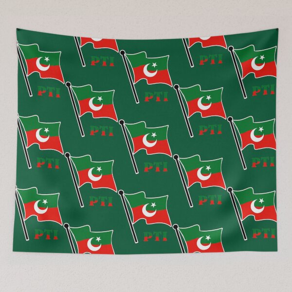 Item preview, Pakistan Pti Party Flag Fitted designed and sold by yozvani.