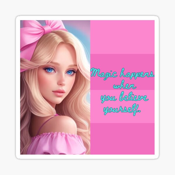 Item preview, MAGIC HAPPENS WHEN YOU BELIEVE YOURSELF. designed and sold by Euphorischeck.