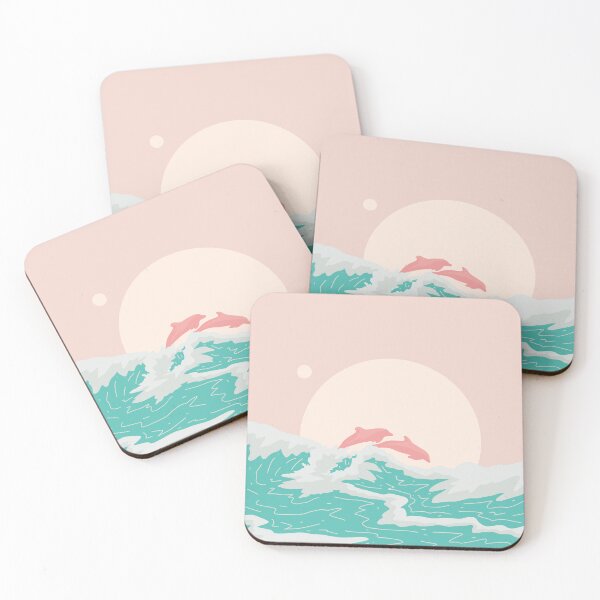 Item preview, The two dolphins designed and sold by Swadeillustrations.