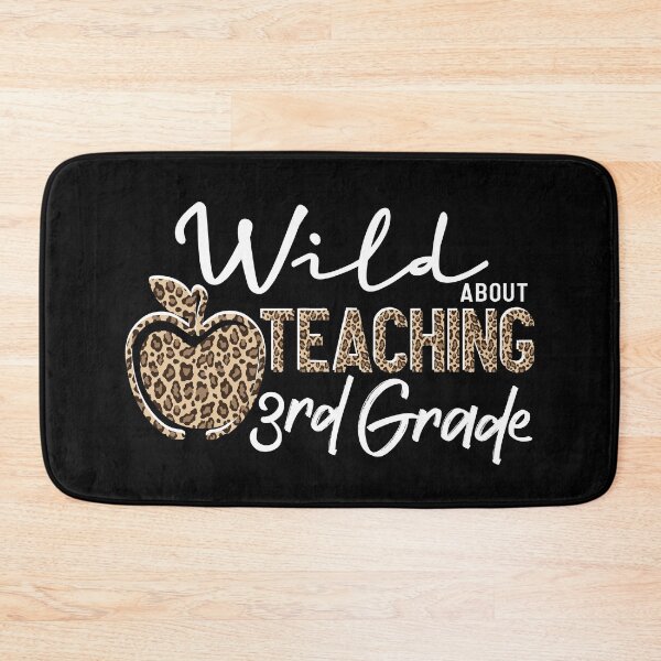 Item preview, Wild About Teaching School Crew 3rd Third Grade Teacher Squad Animal Leopard Teacher appreciation gifts designed and sold by ARTsPlural.