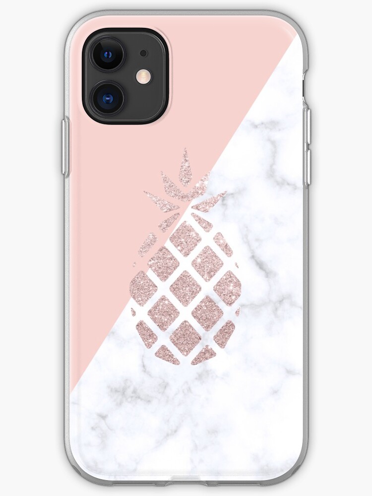 Rose Gold Sparkle Pineapple iphone 11 case Rose Gold Sparkle Pineapple iphone 11 case