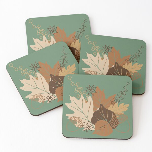 Item preview, Soft Autumn Leaves & Anise | Green designed and sold by Wintre2.