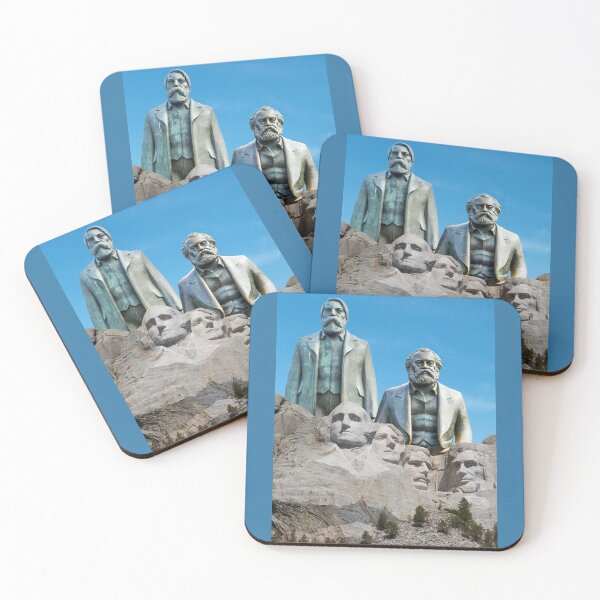 Item preview, Marx  & Engels At Mount Rushmore designed and sold by CannyGoods.