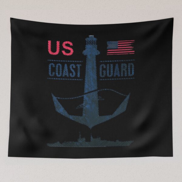 Item preview, US Coast Guard day 	 American Flag vintage USCG 	   	 designed and sold by nichollamiel.