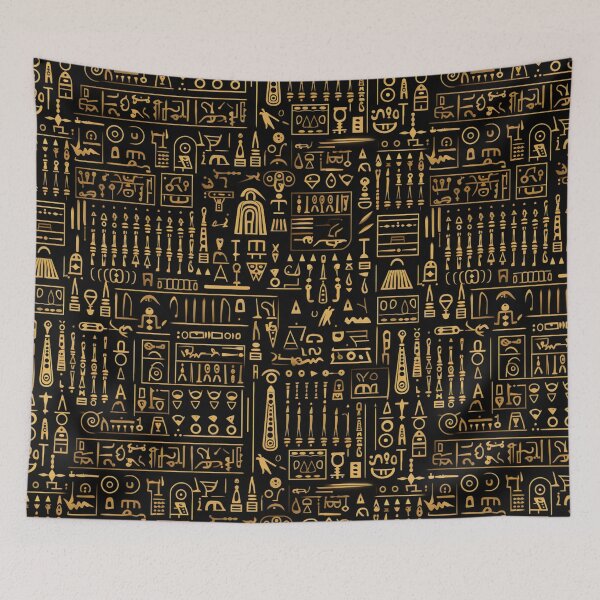 Item preview, Mystic Echoes: Ancient Egypt Hieroglyphics Unveiled designed and sold by AlienSkinEyes.