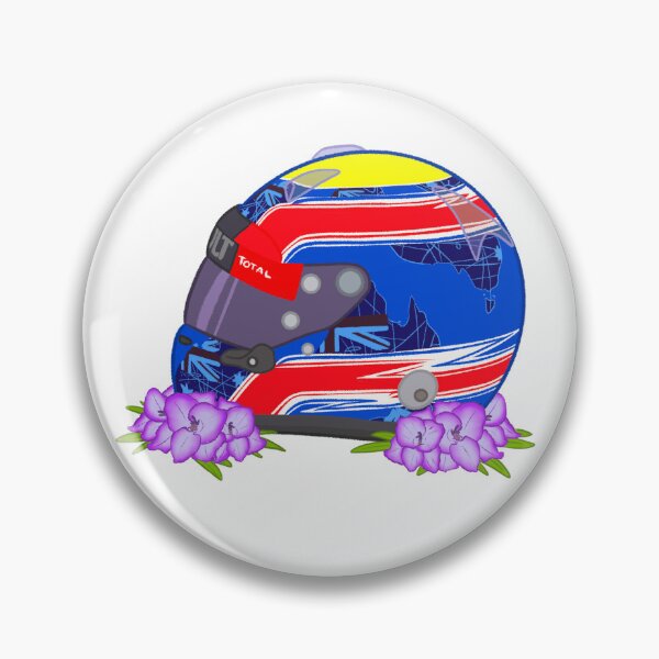 Item preview, Mark Webber 2013 Helmet With Flowers designed and sold by OriDraws.