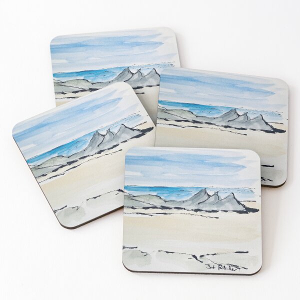 Item preview, Three Cliffs Pen & Wash designed and sold by Robert Petcher Art.