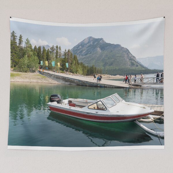 Item preview, Lake Minnewanka slipway designed and sold by hawkie.