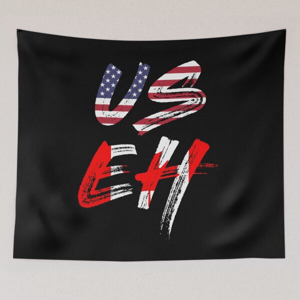 Item preview, USEH America Canada Flag Funny American Canadian  1	 designed and sold by nichollamiel.