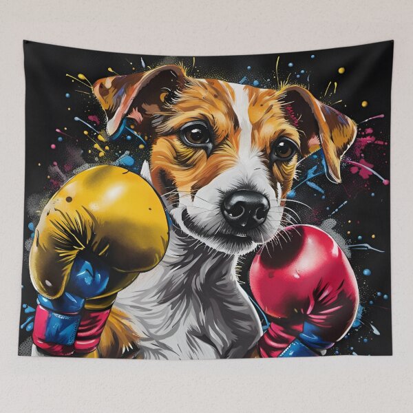 Item preview, Jack Russell Terrier Boxer Portrait designed and sold by Ameiva-Apparel.