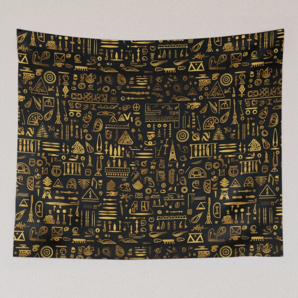 Item preview, Mystic Echoes: Ancient Egypt Hieroglyphics Unveiled designed and sold by AlienSkinEyes.