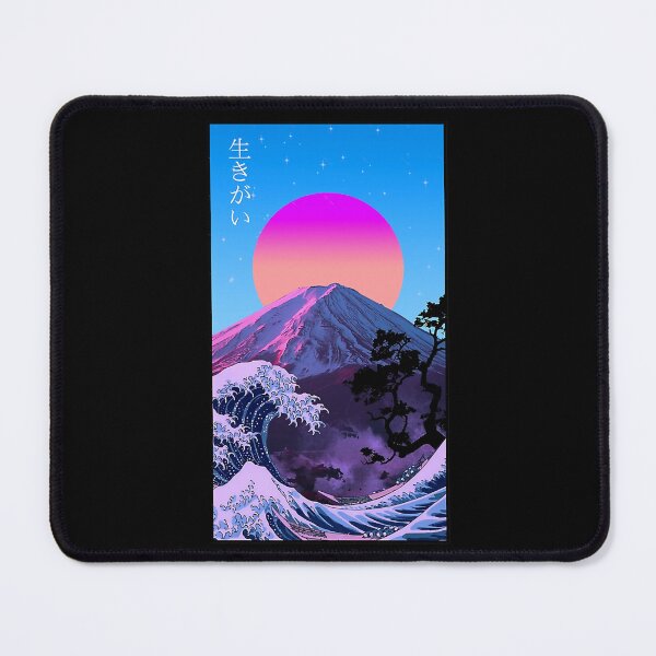 Item preview, Ikigai Fujiyama Retro Wave designed and sold by ky-cardina.