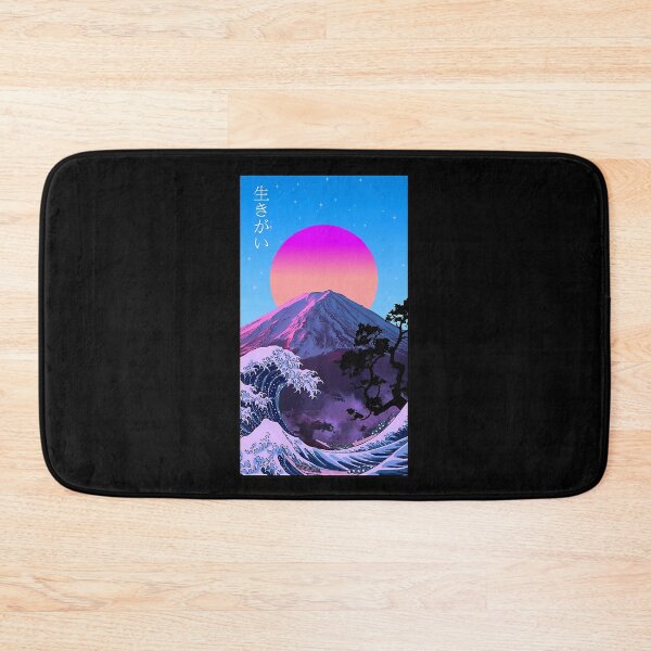 Item preview, Ikigai Fujiyama Retro Wave designed and sold by ky-cardina.