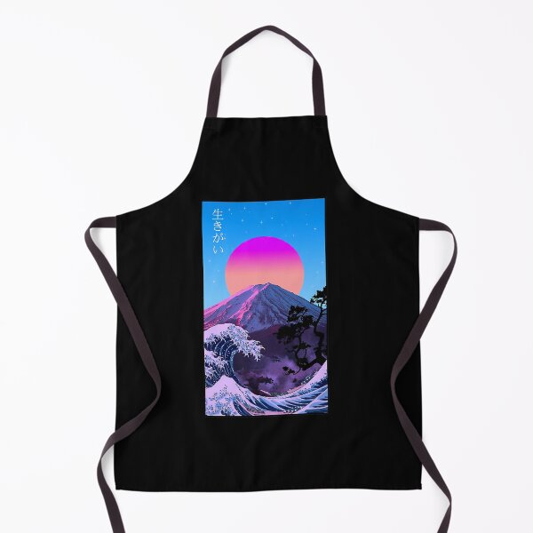 Item preview, Ikigai Fujiyama Retro Wave designed and sold by ky-cardina.