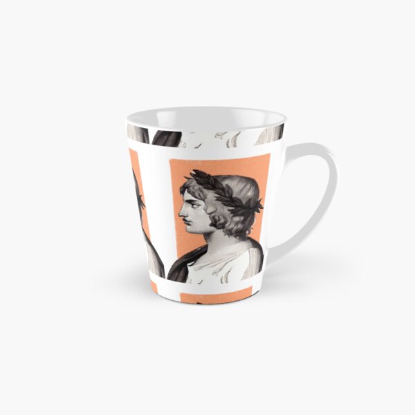 Item preview, Roman Poet Virgil - orange - illustration  designed and sold by Litstoy.