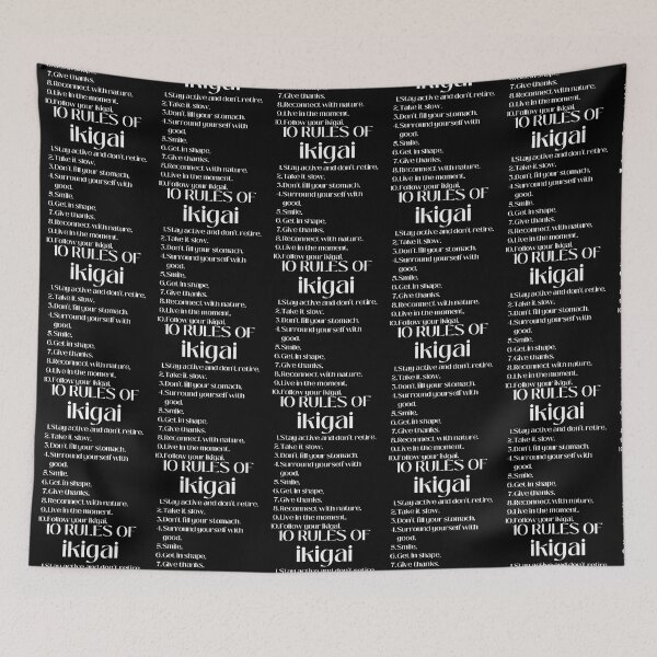 Item preview, Ten rules of ikigai  designed and sold by ky-cardina.