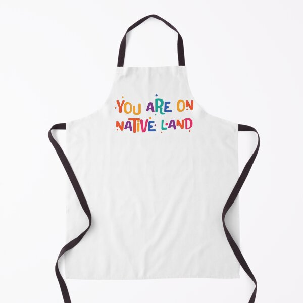 Item preview, You are on Native Land - colorful text design designed and sold by EmeraldeaArt.