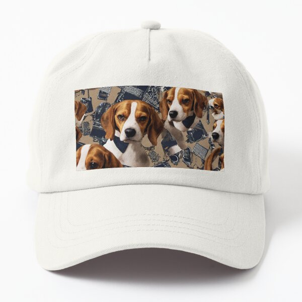 Beagle Abstract Dad Hat