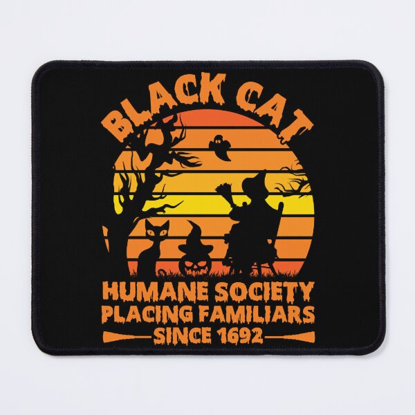 Item preview, Black cat humane society- witch Pumpkin Boo! horror scary designed and sold by RickettsJer.