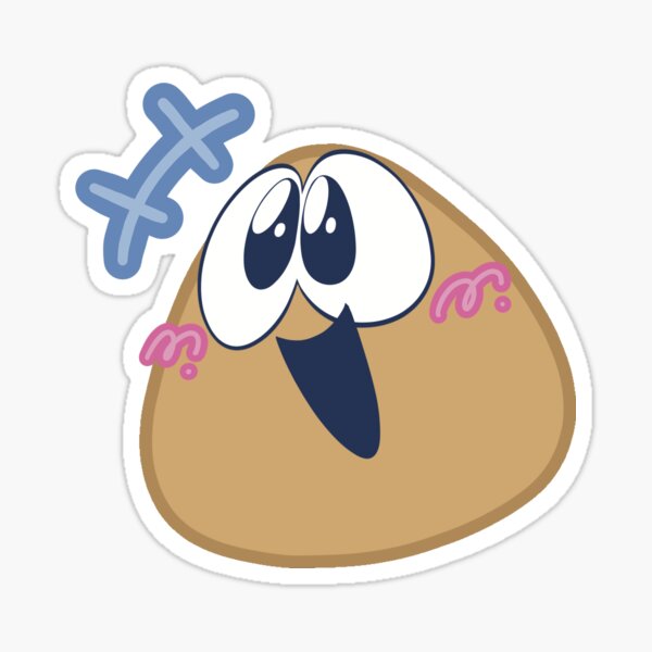 Aesthetic pou dead Sticker for Sale by TheCyberCat