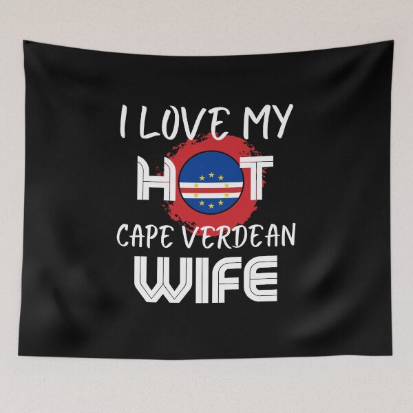 Item preview, I Love My Hot Cape Verdean Wife Husband designed and sold by Furahisha.