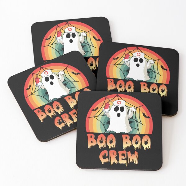 Item preview, Funny Halloween Ghost Costume Boo Boo Crew Nurse designed and sold by RickettsJer.