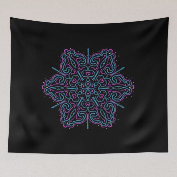 Item preview, floral arabesque mandala designed and sold by Themys24.