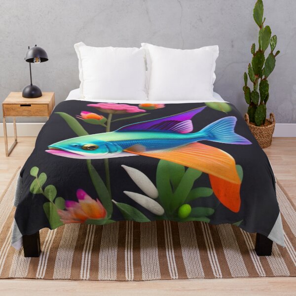 Item preview, beautiful fish with floral background designed and sold by NandoArtDesign.