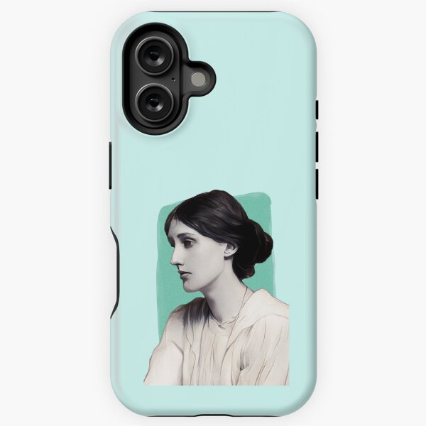 Item preview, English Writer Virginia Woolf - pistachio - illustration  designed and sold by Litstoy.