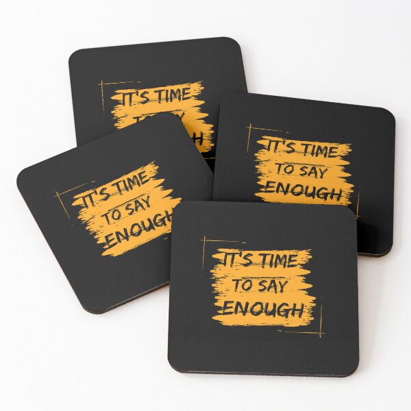 Item preview, It's Time to Say Enough (Unique Classic T-shirt) designed and sold by imimshop.