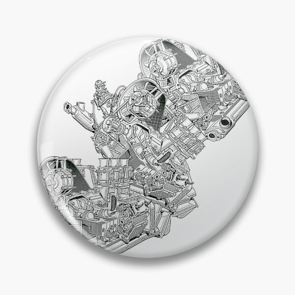 Item preview, Engine Sketch Draw  designed and sold by pinori.