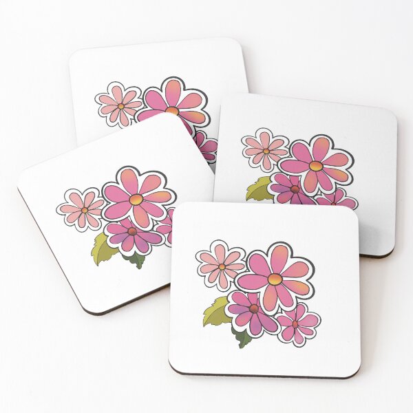 Item preview, Seventies- Bouquet of flowers in pink designed and sold by Hélène Carmona.