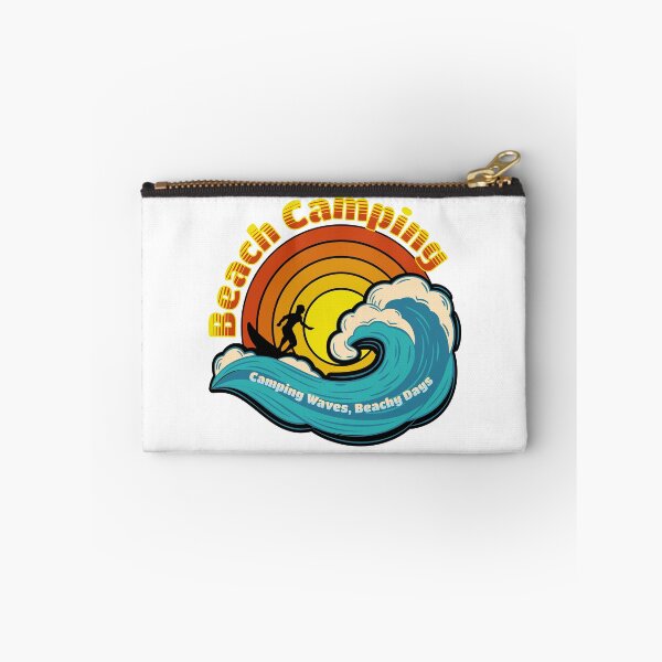 Item preview, Camping Waves - Beachy Days for campers and surfers designed and sold by All Year Round.