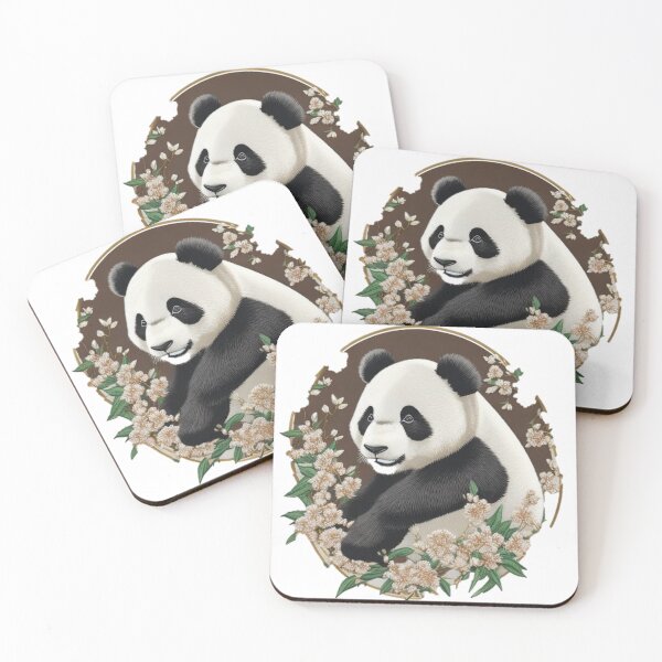 Item preview, The japanese embroidery style Panda designed and sold by Ramen-Tees.