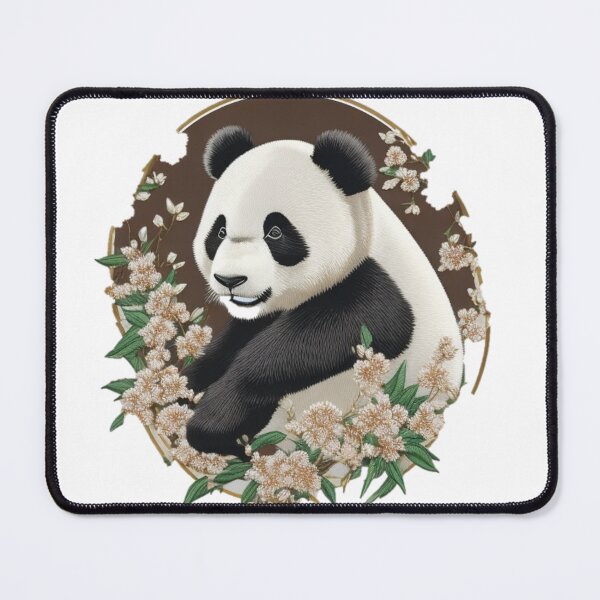 Item preview, The japanese embroidery style Panda designed and sold by Ramen-Tees.