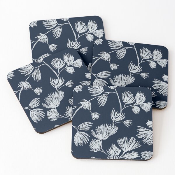 Item preview, Hand drawn abstract tropical branches designed and sold by ksdesignsart.