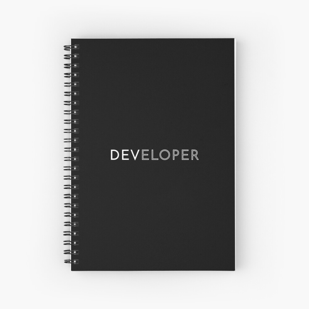 Item preview, Spiral Notebook designed and sold by developer-gifts.